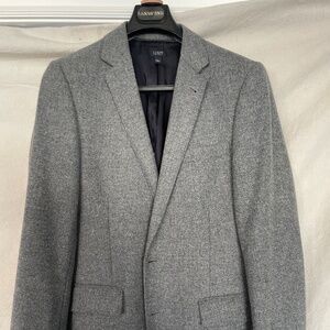 J. CREW Ludlow Moon Tweed British Wool Sport Coat Blazer Herringbone Size 38R.